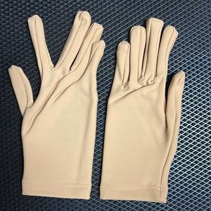 Thermal skating gloves, beige